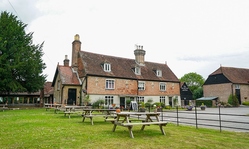 The Nevill Crest & Gun exterior