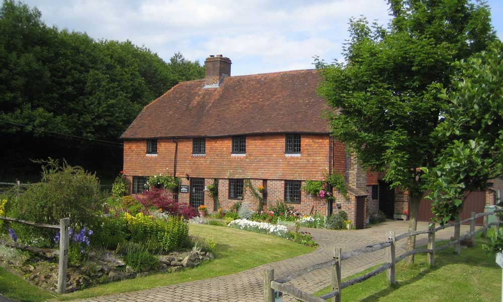 Rural cottage exterior