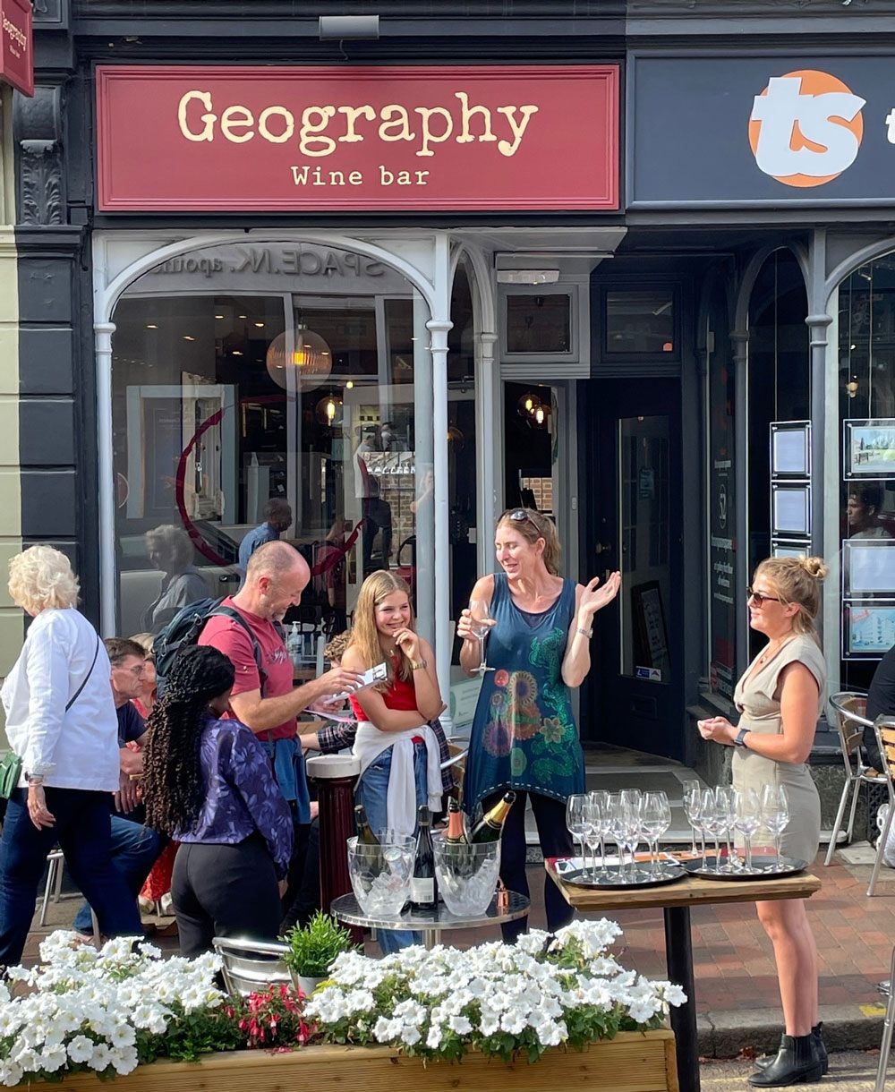 Geography wine bar