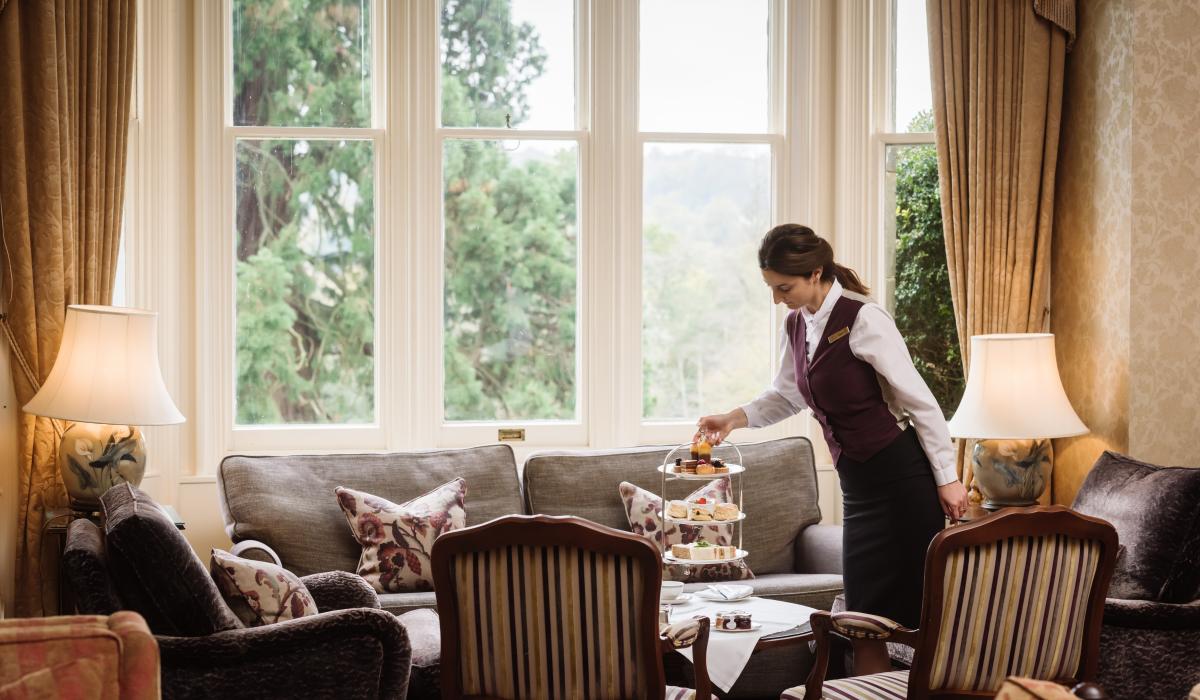Afternoon tea at The Ashdown Park Hotel