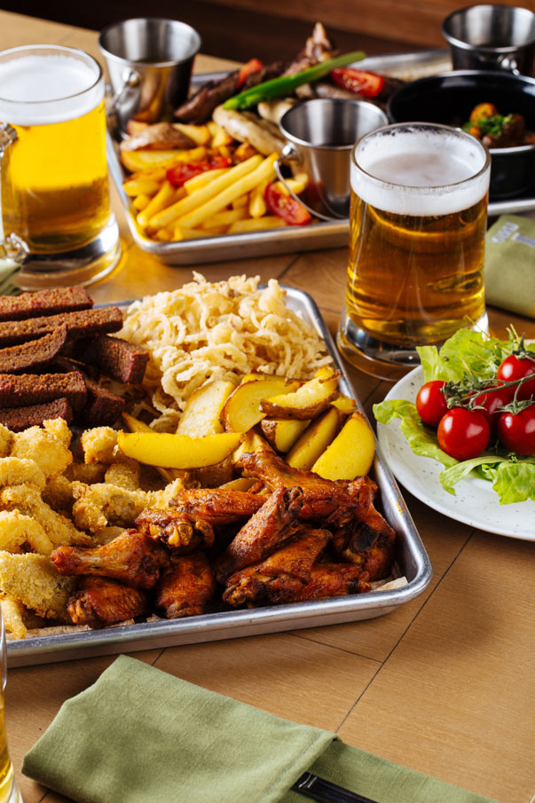 Pub food, chips and bar food Pub food, chips and bar food