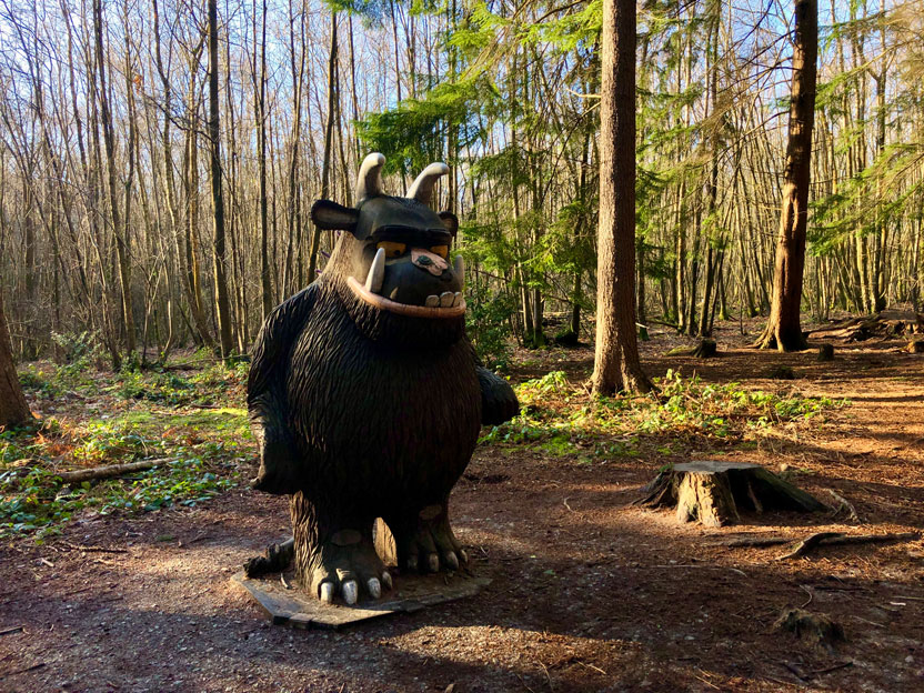 The Gruffalo at Bedgebury The Gruffalo at Bedgebury