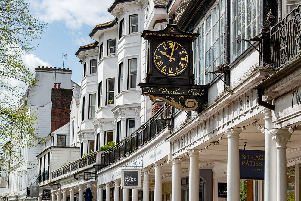 The Pantiles clock The Pantiles clock