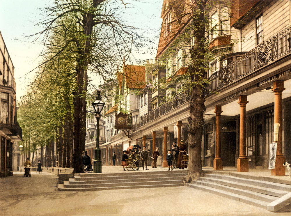 The Pantiles Royal Tunbridge Wells The Pantiles Royal Tunbridge Wells circa 1880