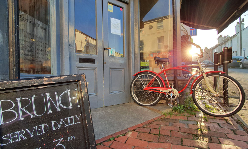 Brunch served daily at the Bicycle Bakery