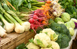 Fresh vegetables at farmers markets Fresh vegetables