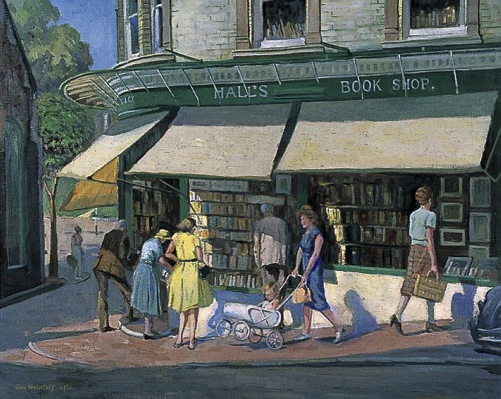 Hall’s Book Shop by John Wheatley (1962)