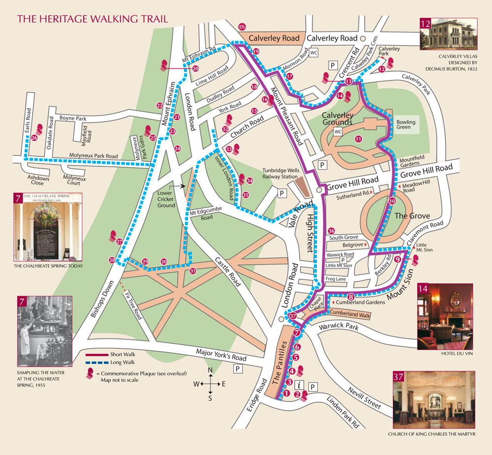 Tunbridge Wells Heritage Walking Trail leaflet