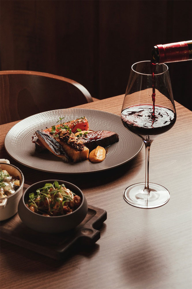 A red meat dish and red wine pairing at Tallow A red meat dish and red wine pairing at Tallow