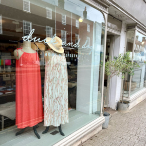 Duck and dog shop front
