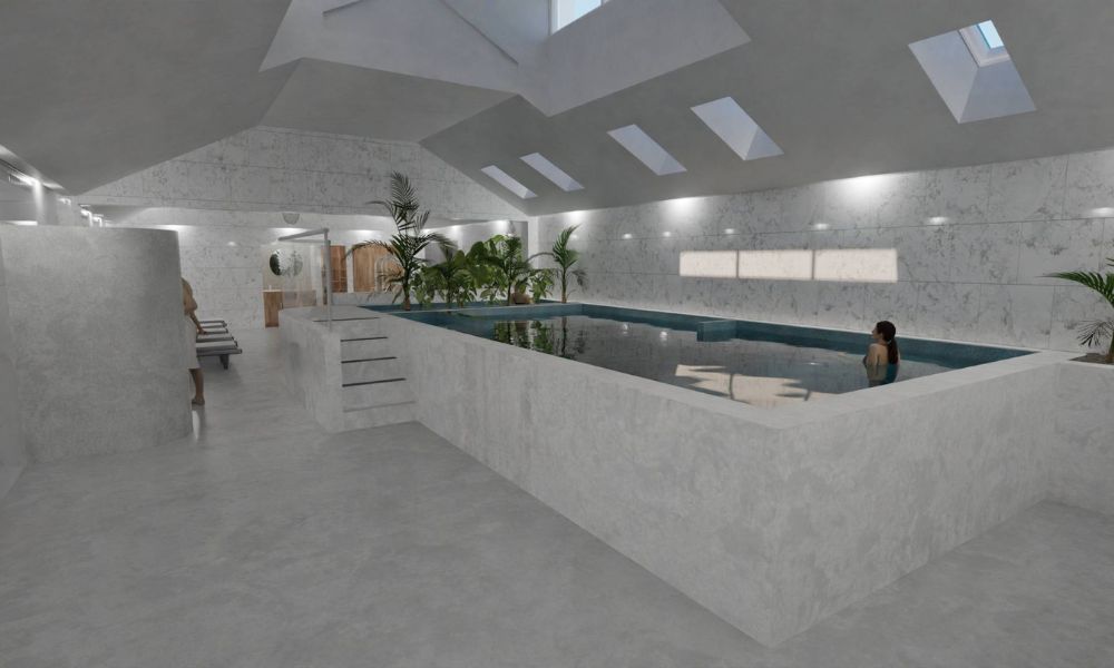 Spa Hotel wellness suite 1000×600 Indoor pool in Spa suite