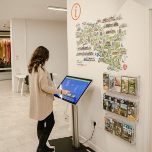 Tourist information at The Amelia Scott Tunbridge Wells