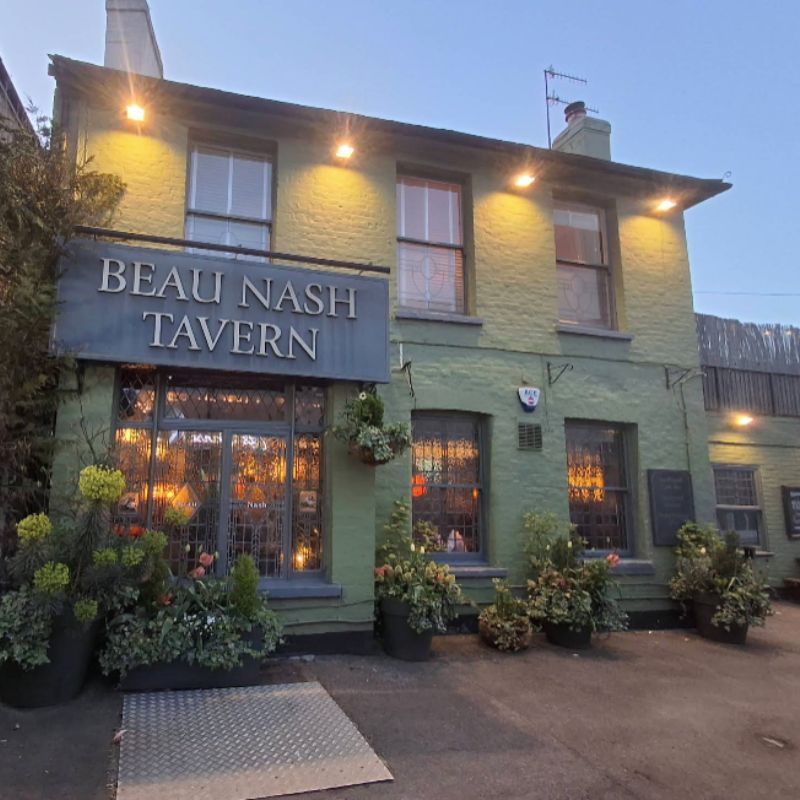 Beau Nash (1) Front of Pub in evening