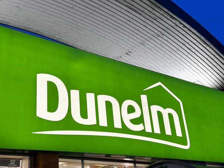 Dunelm front Illuminated megastore sign