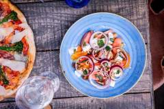 Plate with food